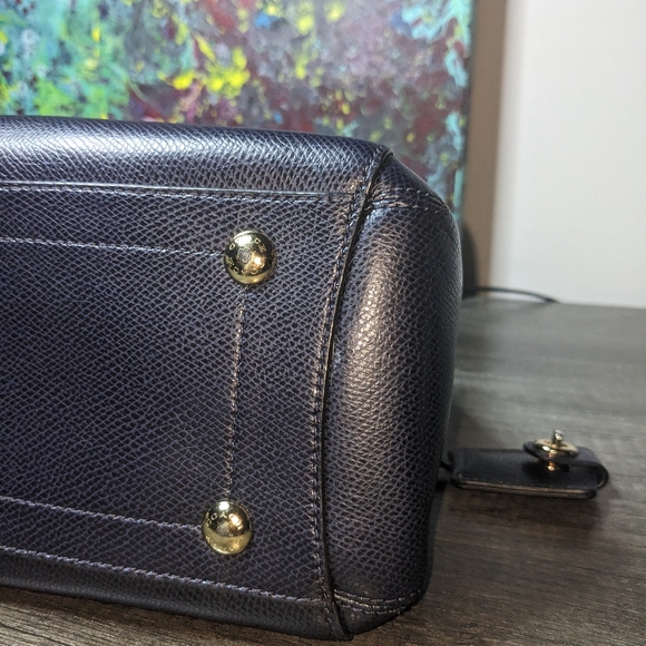 Coach | Margot Midnight Crossgrain Leather Small Convertible Carryall Satchel - Picture 12 of 12